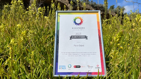 El Park Güell renueva el certificado Biosphere
