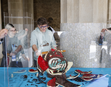 Más de 3.000 personas votan su huevo favorito durante la exposición de Huevos de Pascua ‘Gaudí en Chocolate’